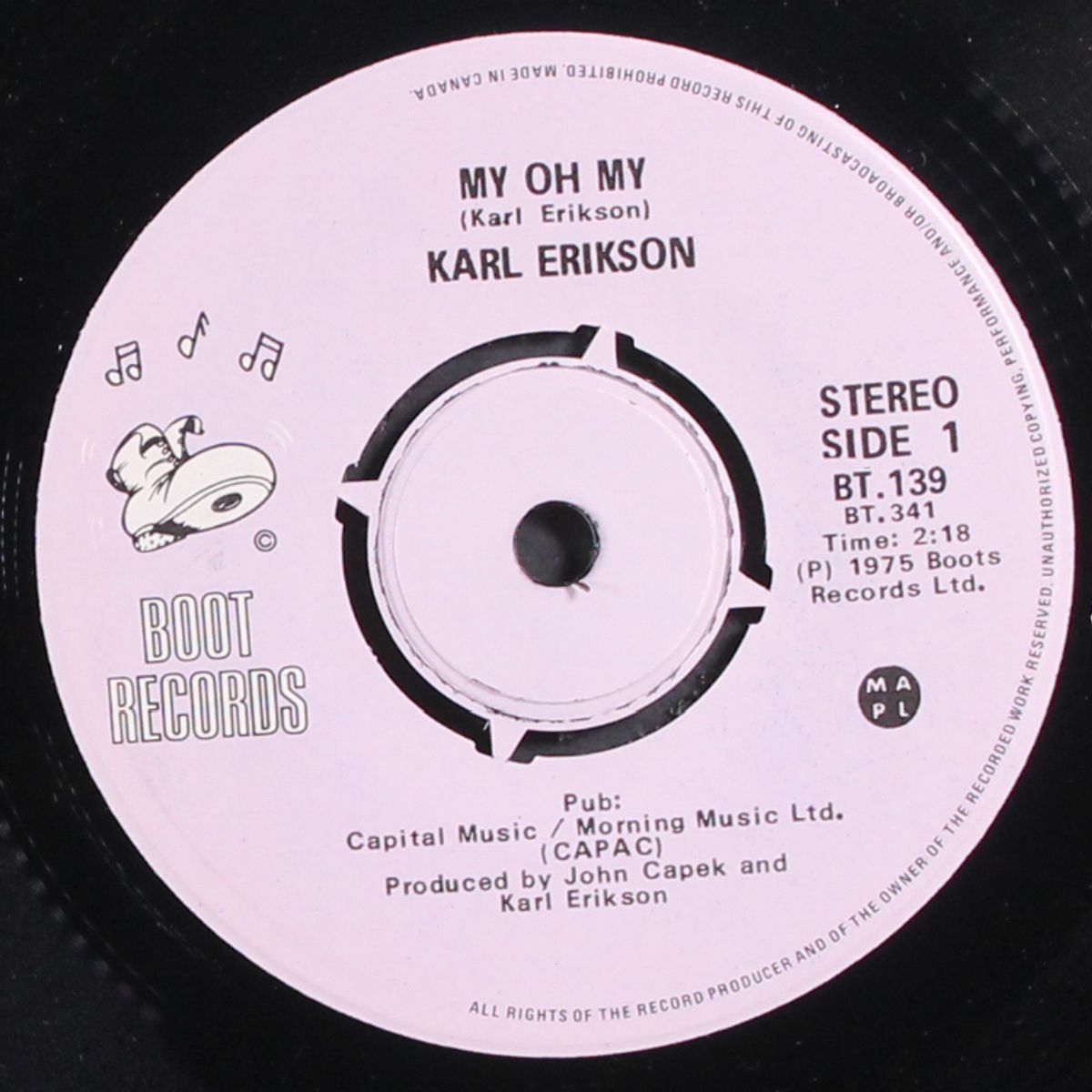 my oh my by KARL ERIKSON