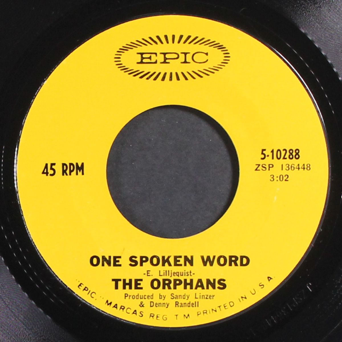one spoken word / there's no flowers in my garden by ORPHANS