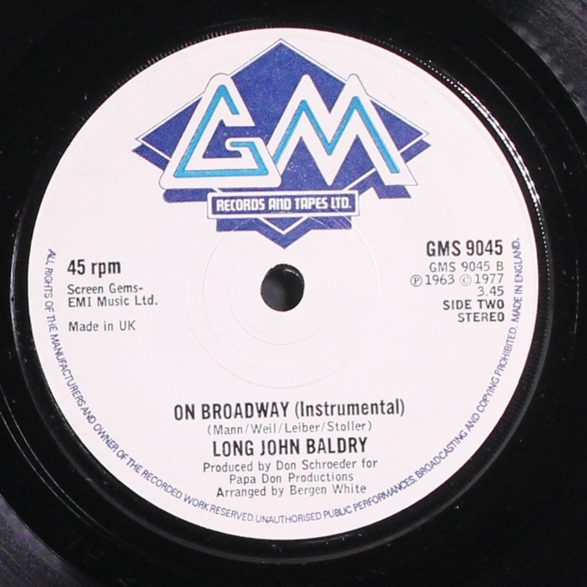on broadway by LONG JOHN BALDRY