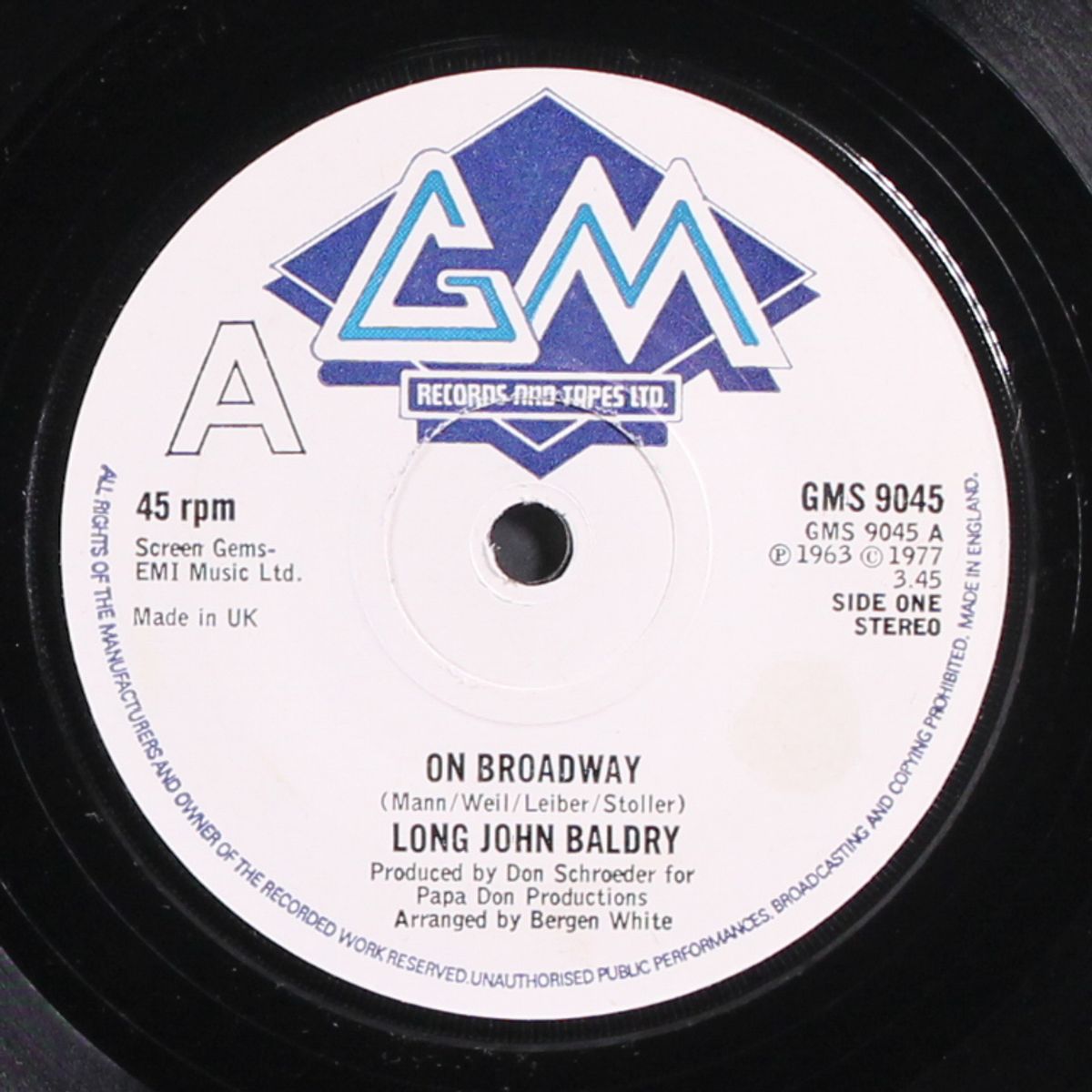 on broadway by LONG JOHN BALDRY