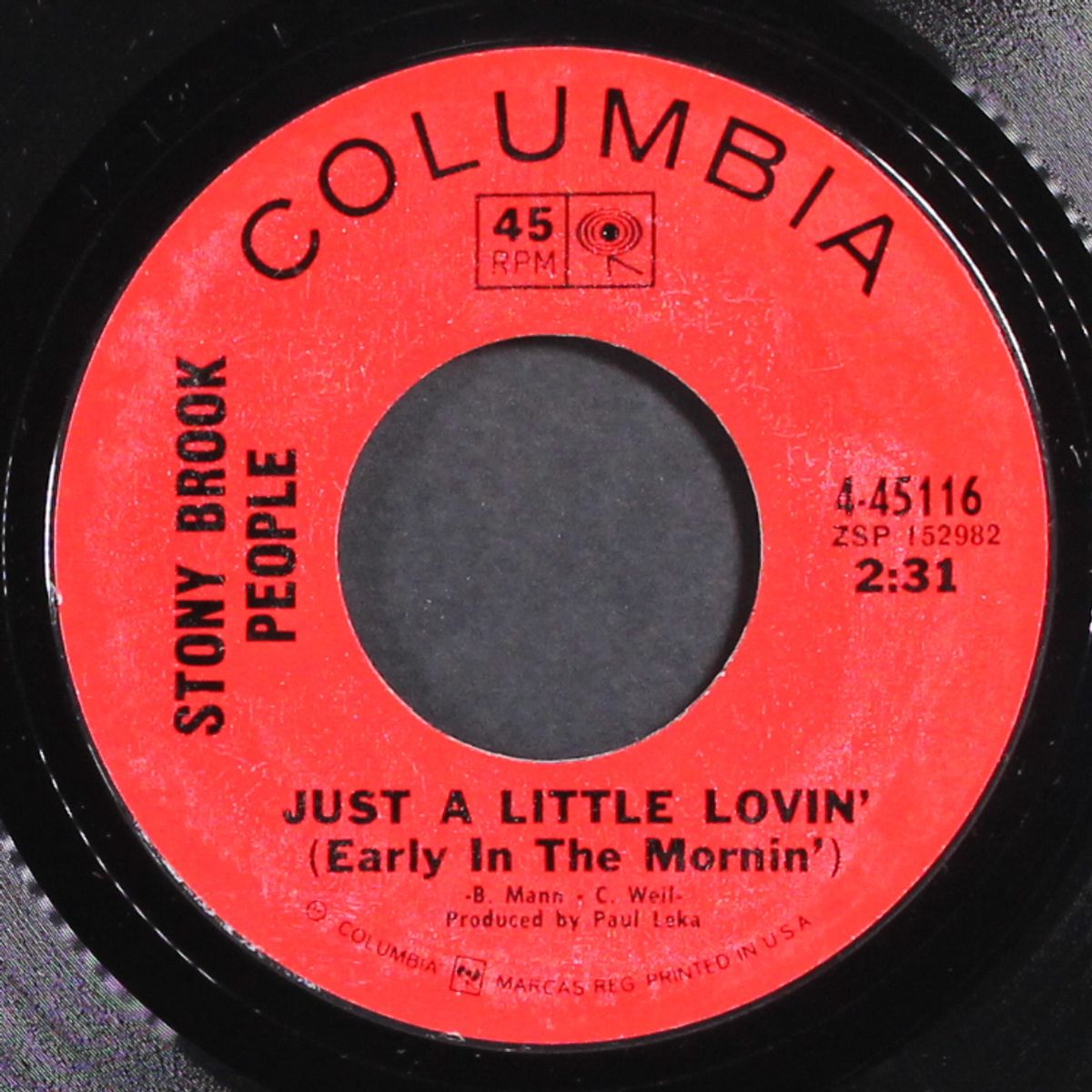 just a little lovin' / he's back again by STONY BROOK PEOPLE