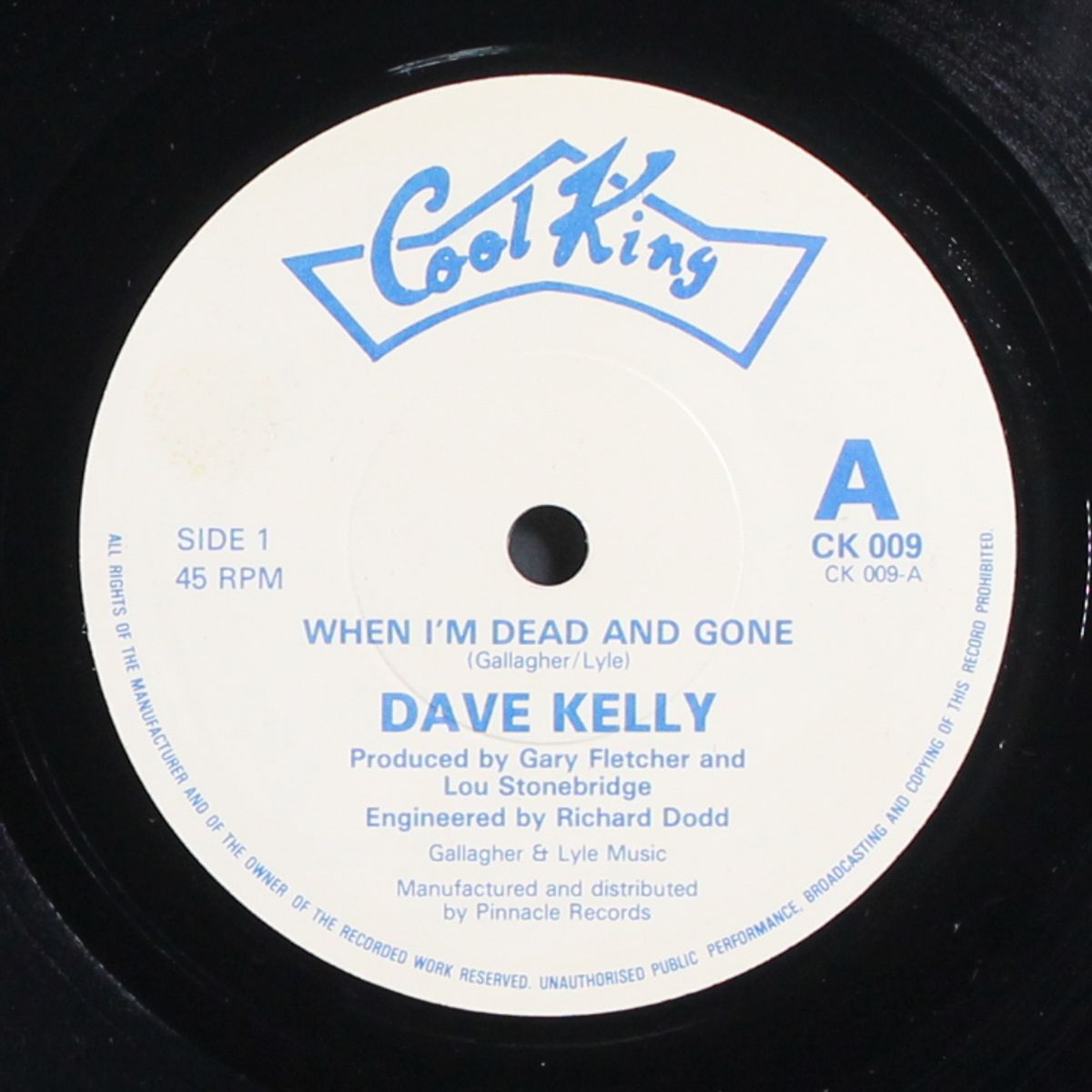 when i'm dead and gone by DAVE KELLY