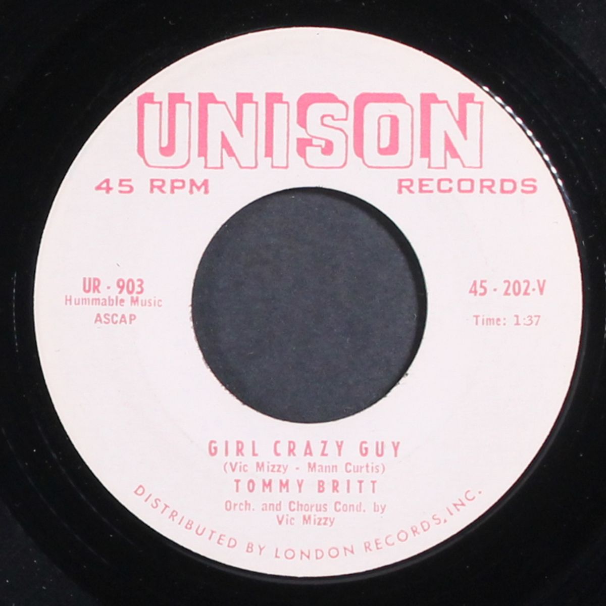 girl crazy guy / you know how things get around by TOMMY BRITT