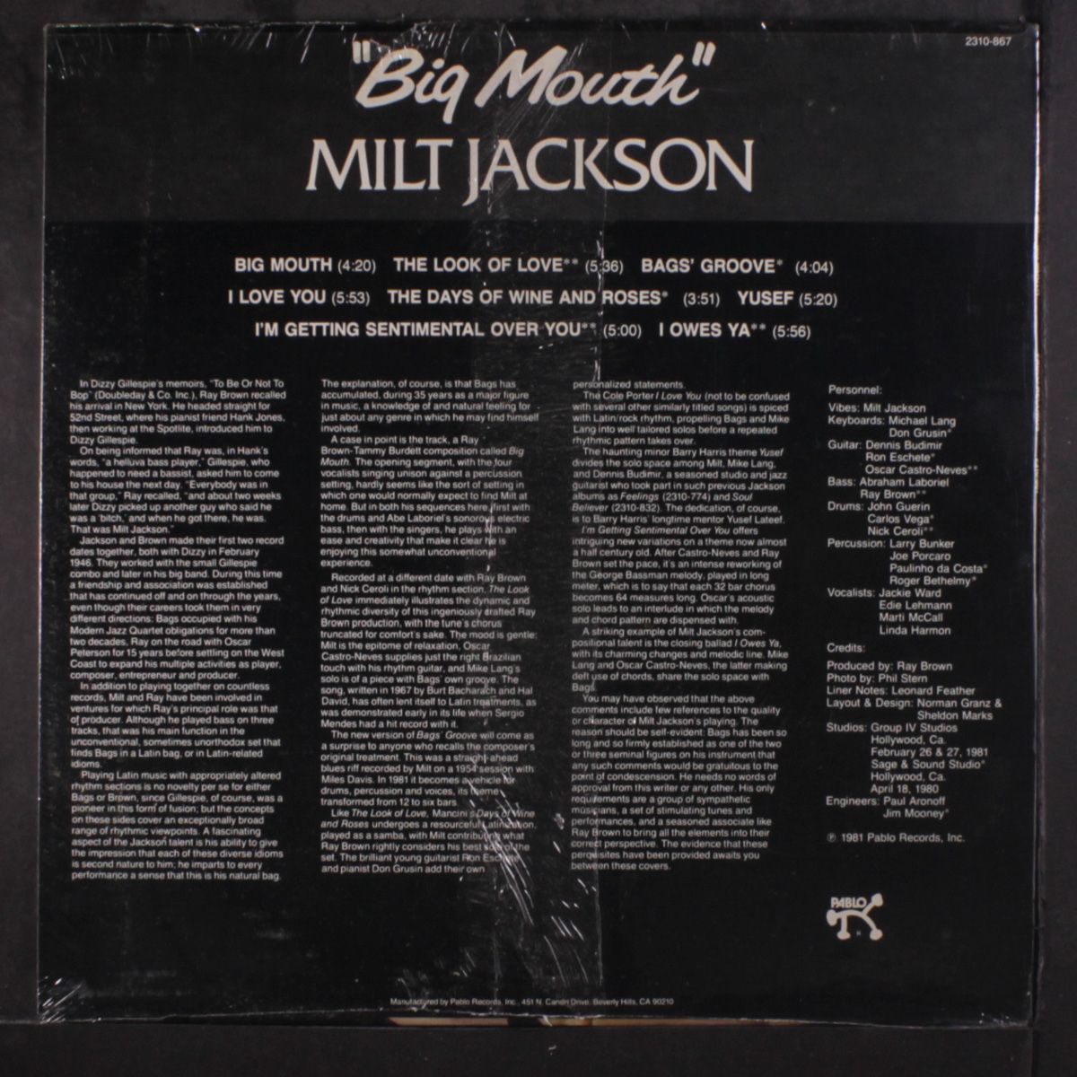big mouth by MILT JACKSON