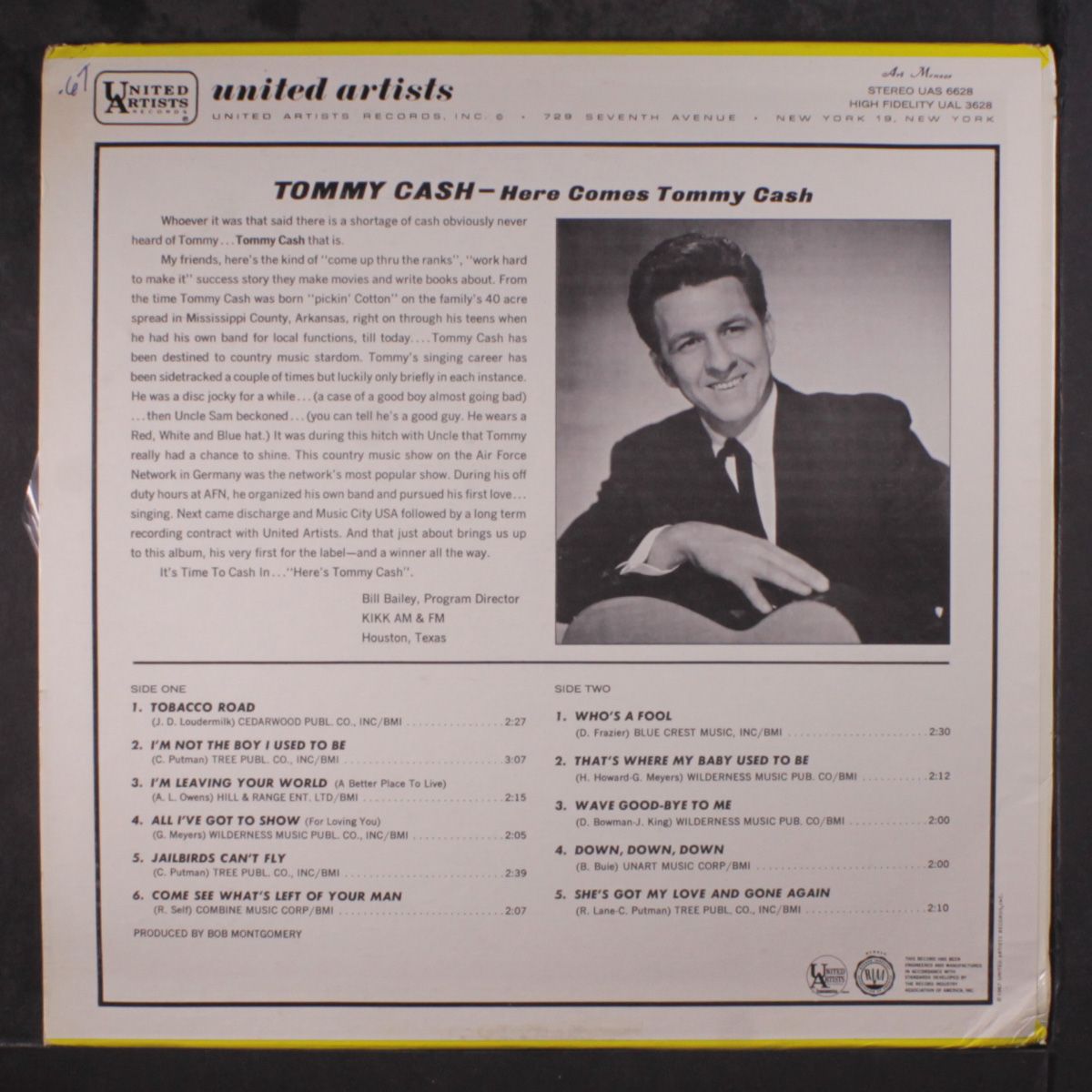 here comes by TOMMY CASH