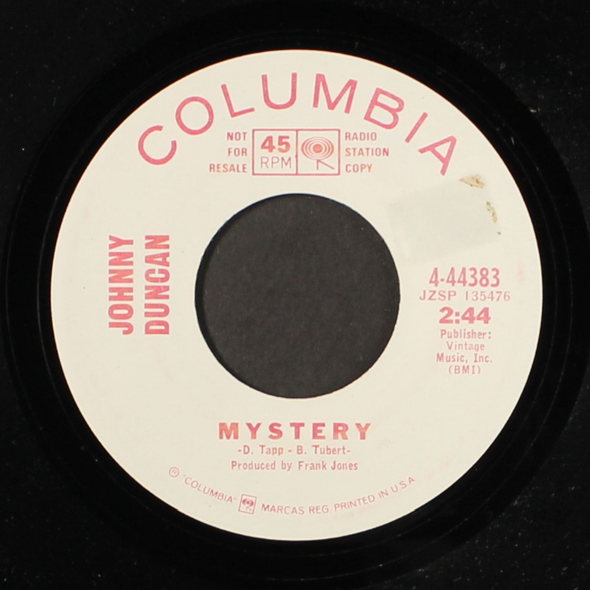 baby me baby / mystery by JOHNNY DUNCAN