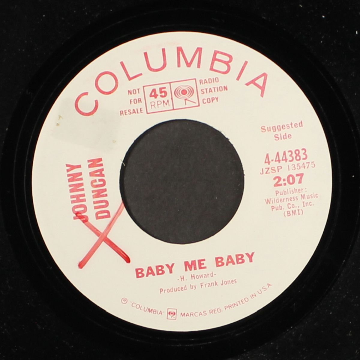 baby me baby / mystery by JOHNNY DUNCAN
