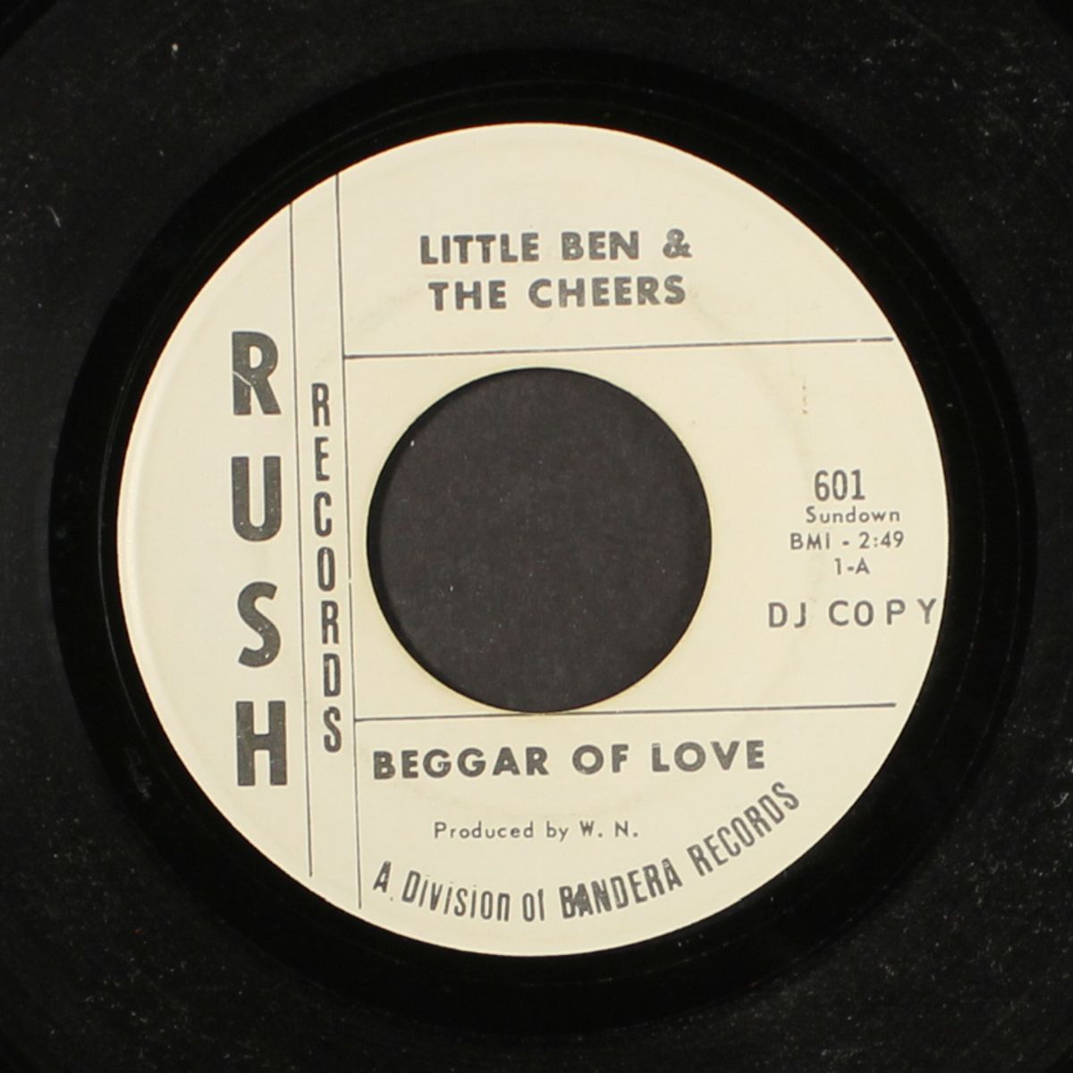 brown eye'd devil / beggar of love by LITTLE BEN & CHEERS