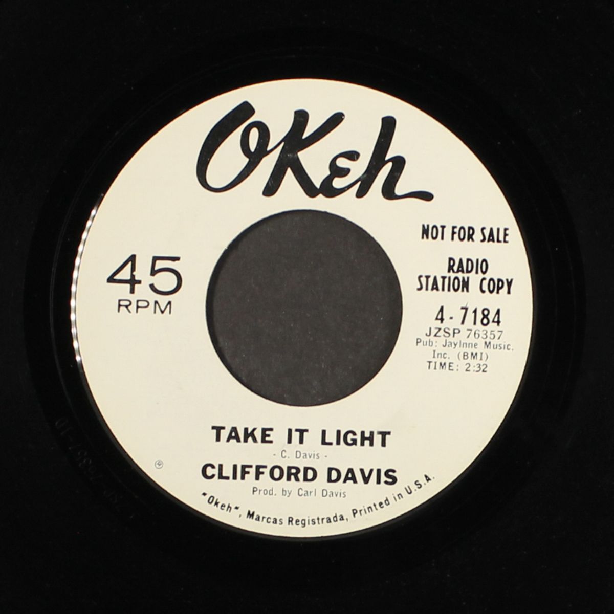 finders keepers, losers weepers / take it light by CLIFFORD DAVIS