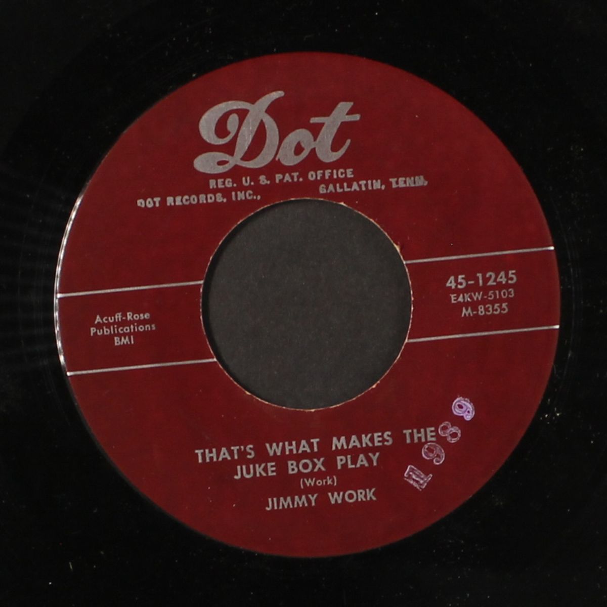 that's what makes the juke box play / don't give me a reason to wonder by JIMMY WORK