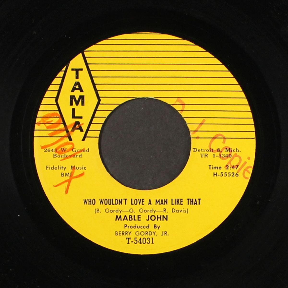 who wouldn't love a man like that by MABLE JOHN