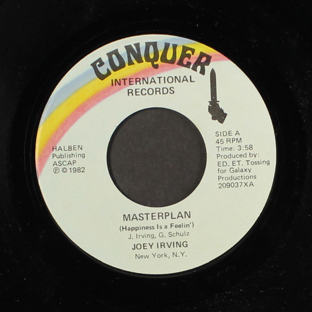 masterplan / on my own by JOEY IRVING