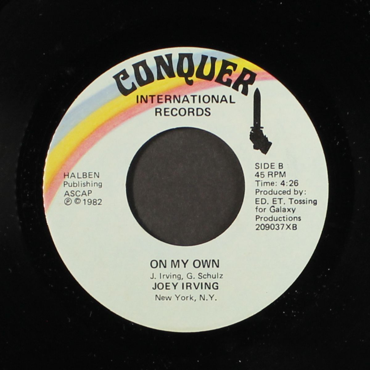 masterplan / on my own by JOEY IRVING