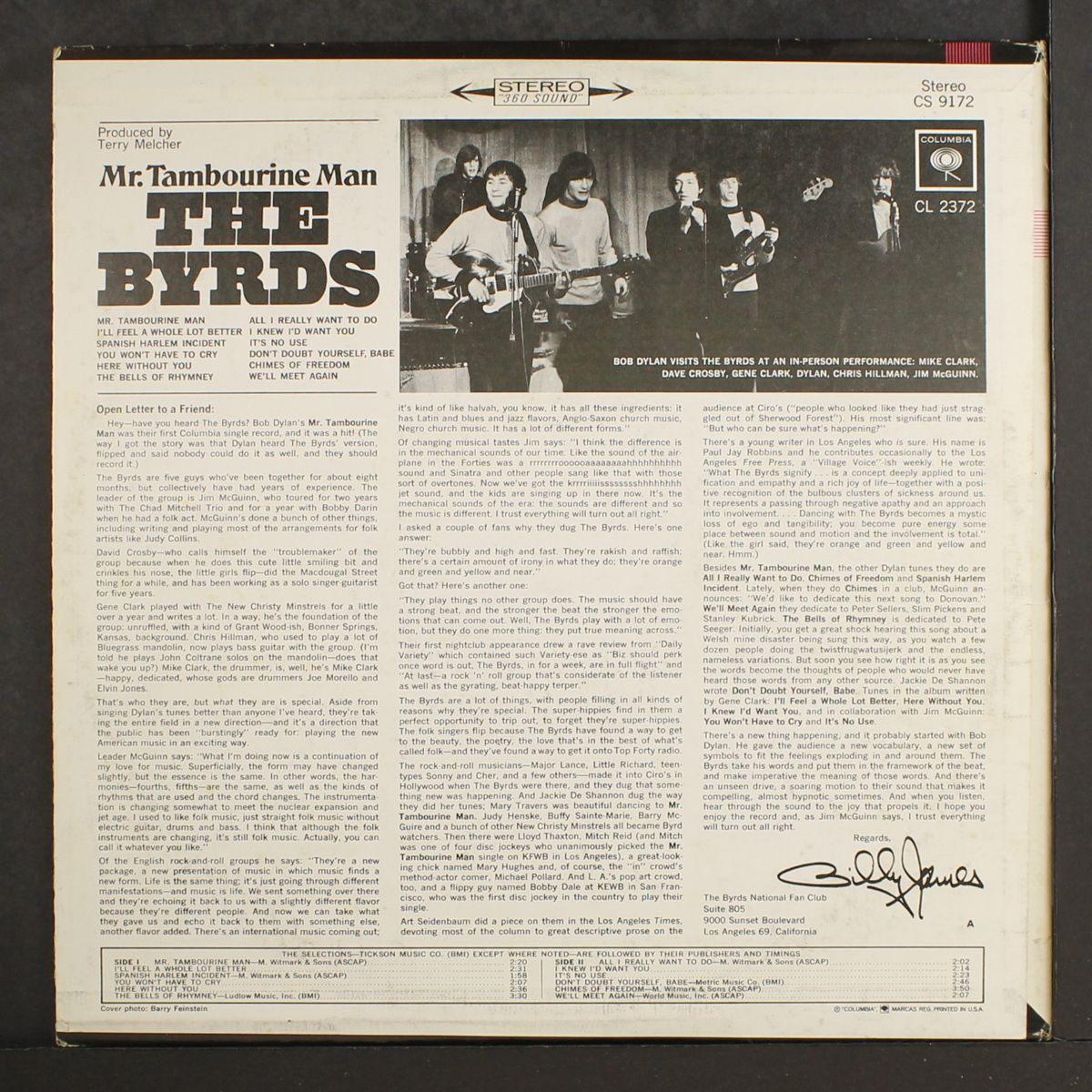 mr. tambourine man by BYRDS