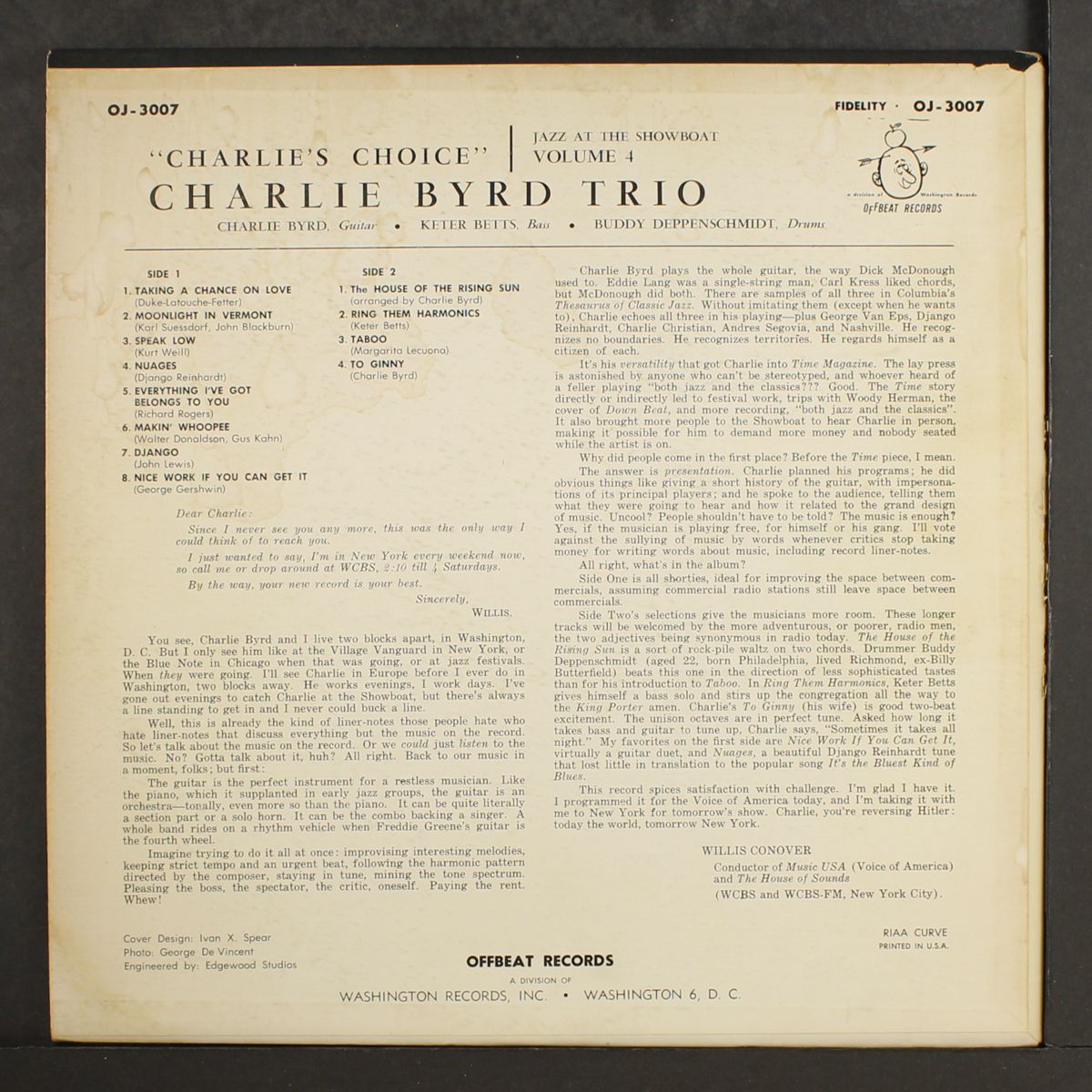 charlie's choice by CHARLIE BYRD
