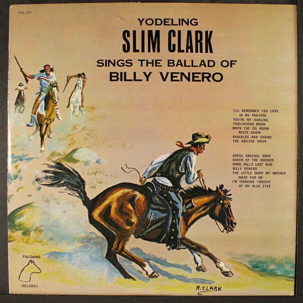 sings the ballad of billy venero by YODELING SLIM CLARK