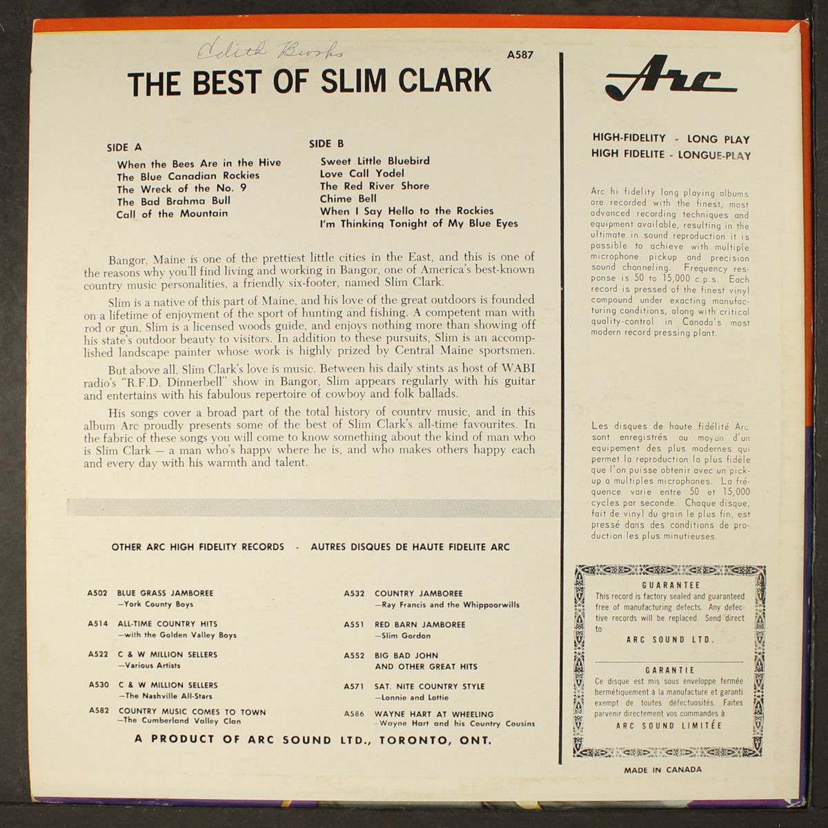 the best of by SLIM CLARK