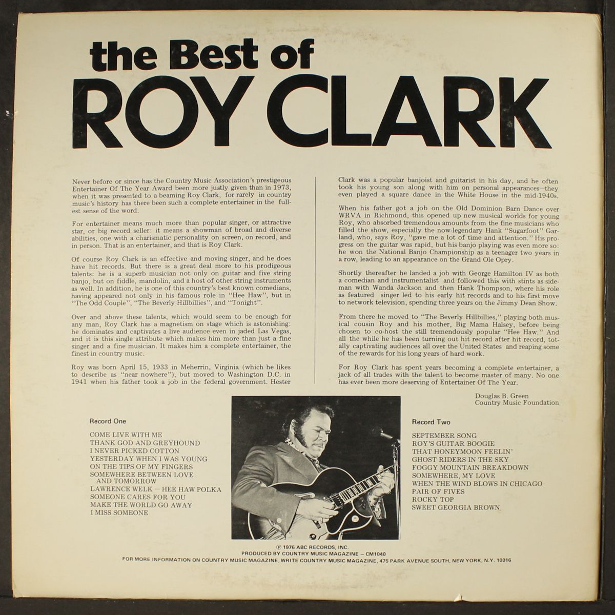 the best of by ROY CLARK