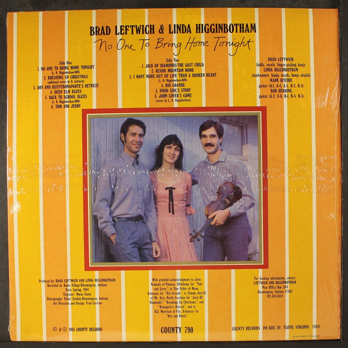 no one to bring home tonight by LEFTWICH & HIGGINBOTHAM