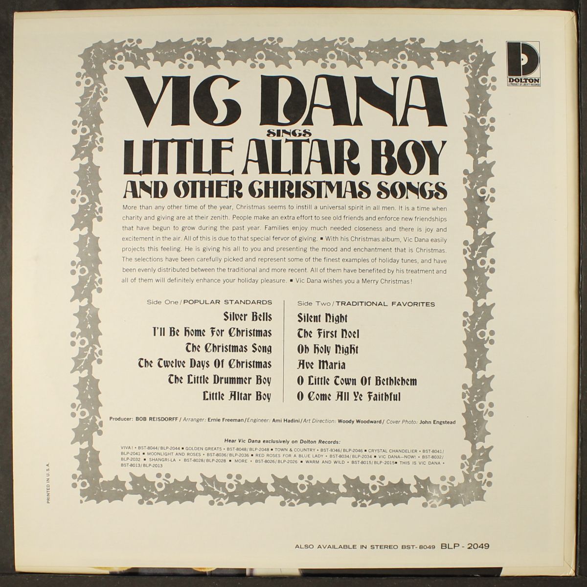 little altar boy by VIC DANA