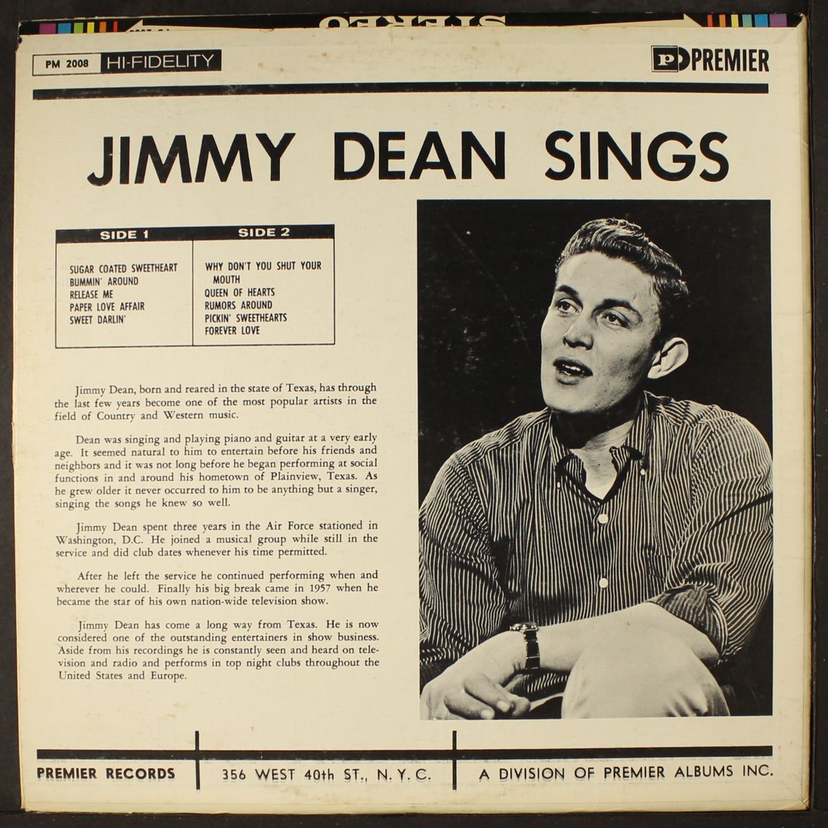 sings by JIMMY DEAN