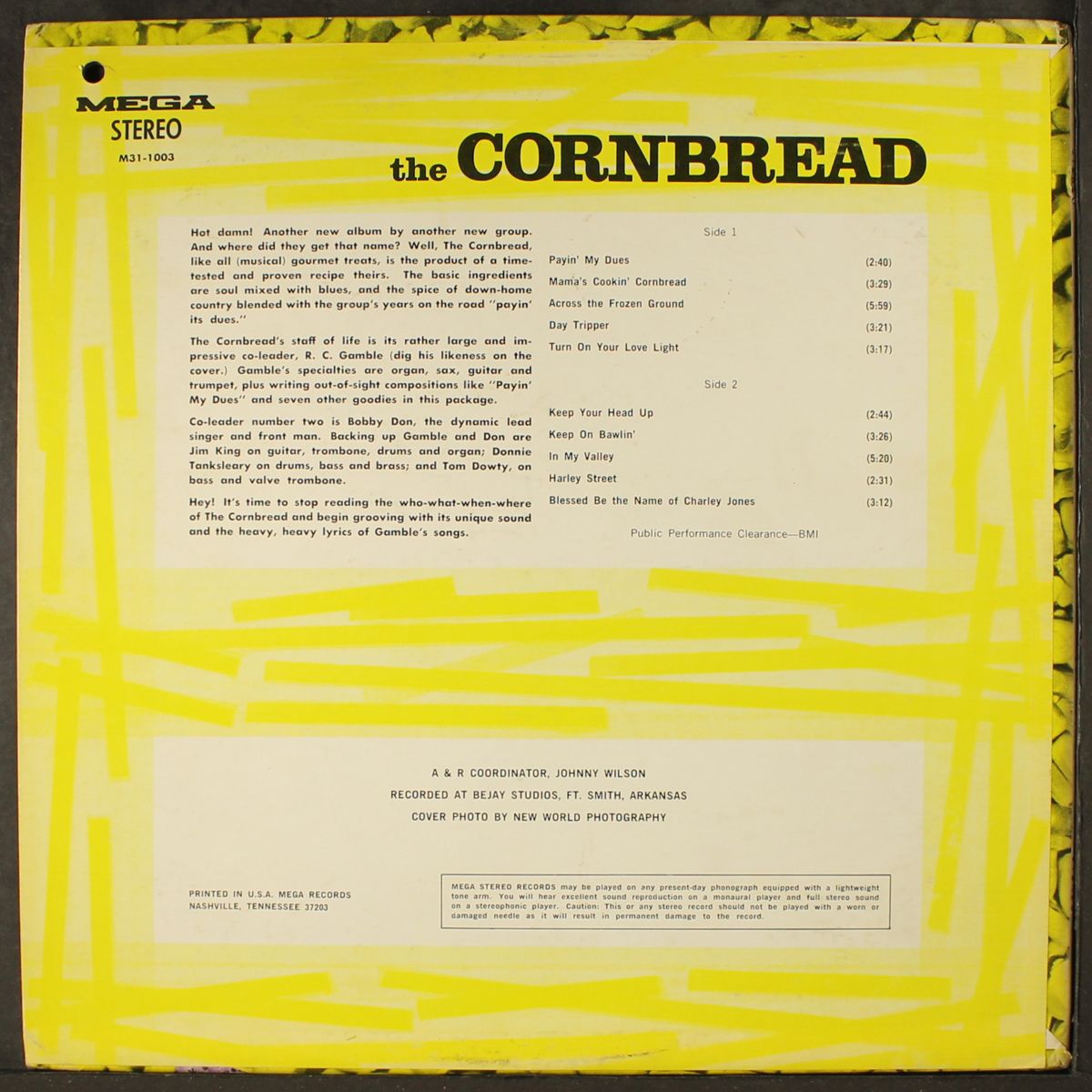 the cornbread by CORNBREAD