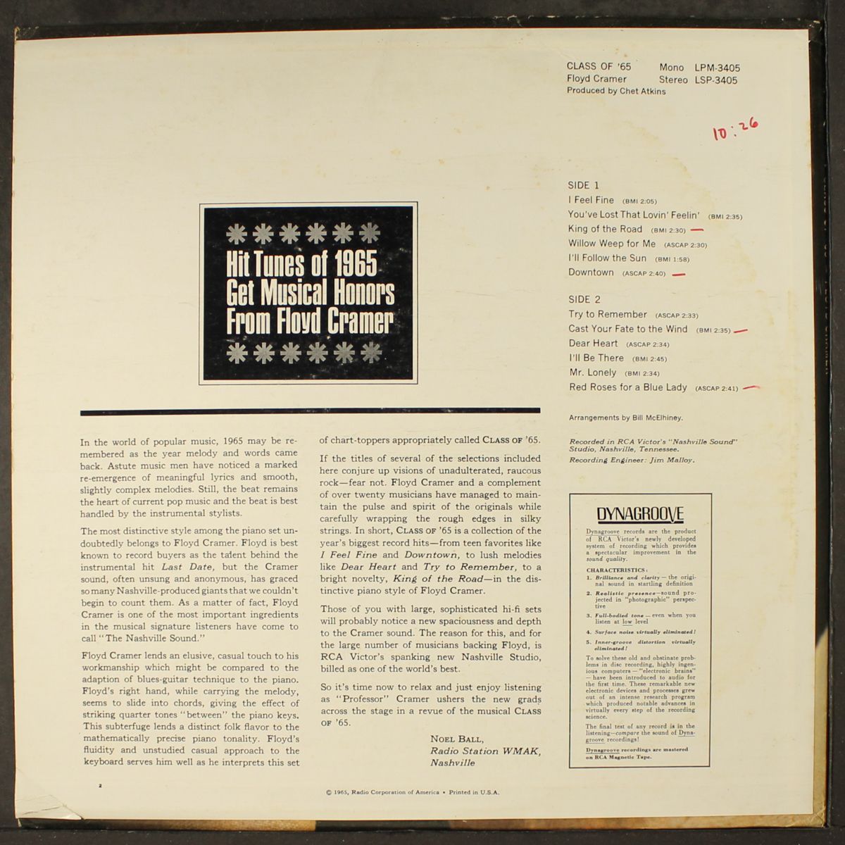 class of '65 by FLOYD CRAMER