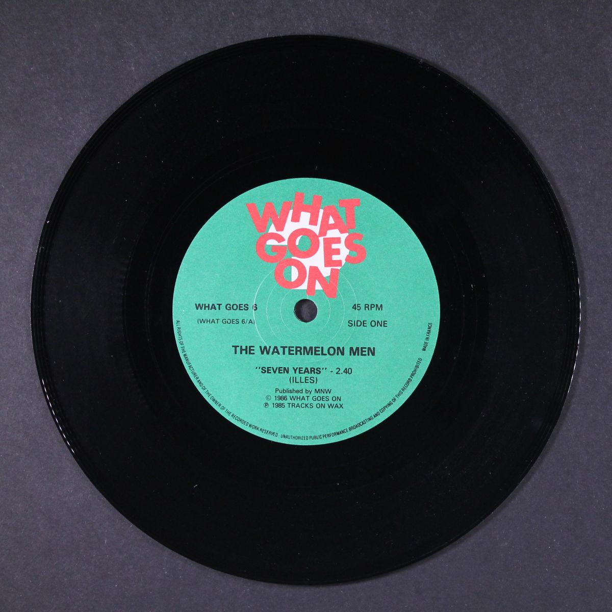 seven years / i've been told by WATERMELON MEN