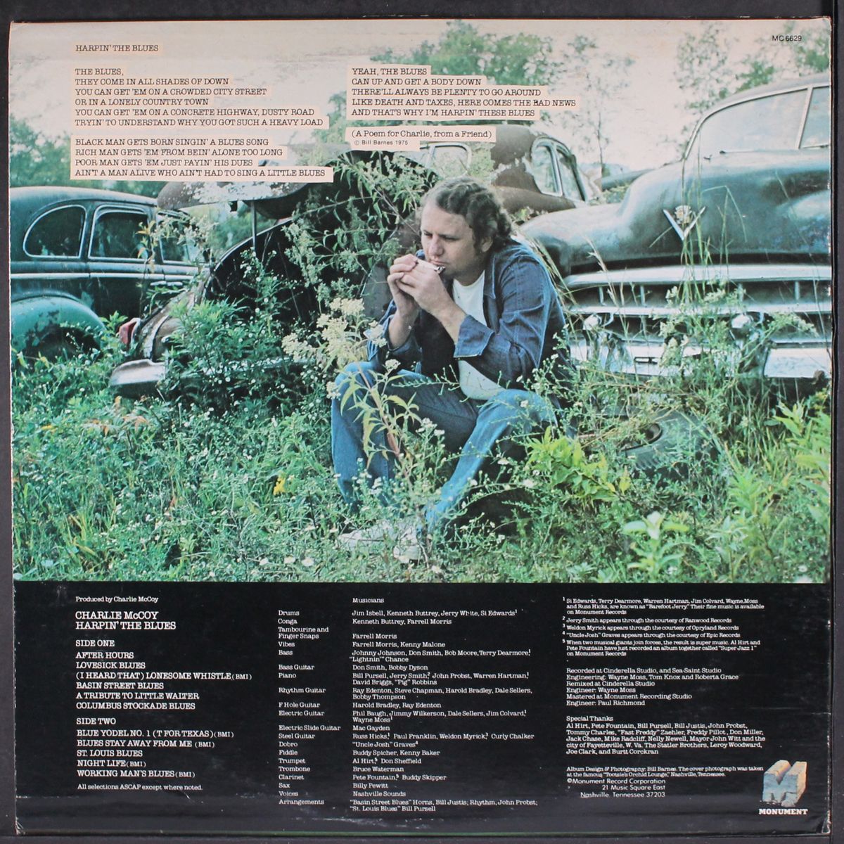 harpin' the blues by CHARLIE MCCOY