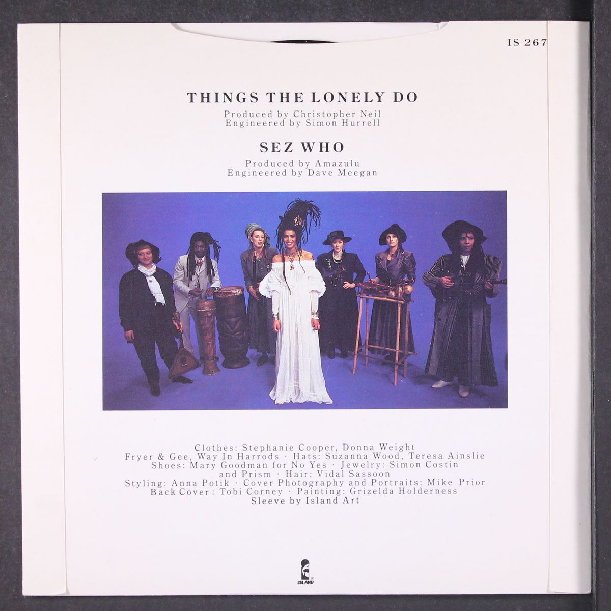 the things the lonely do / sez who by AMAZULU