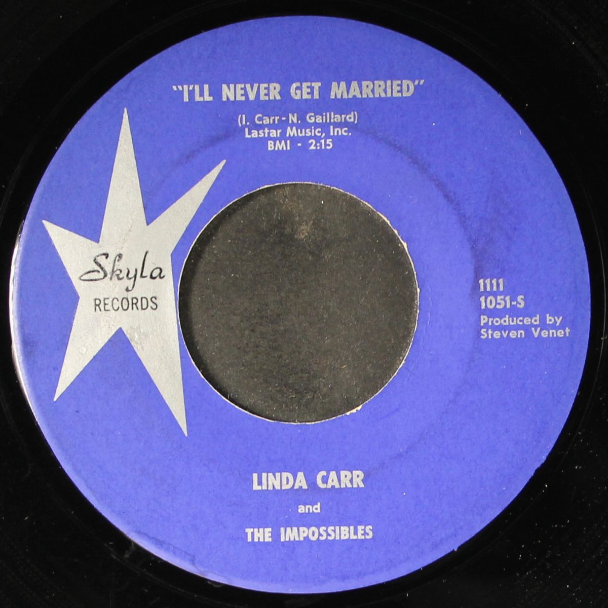 i'll never get married / happy teenager by LINDA CARR & IMPOSSIBLES