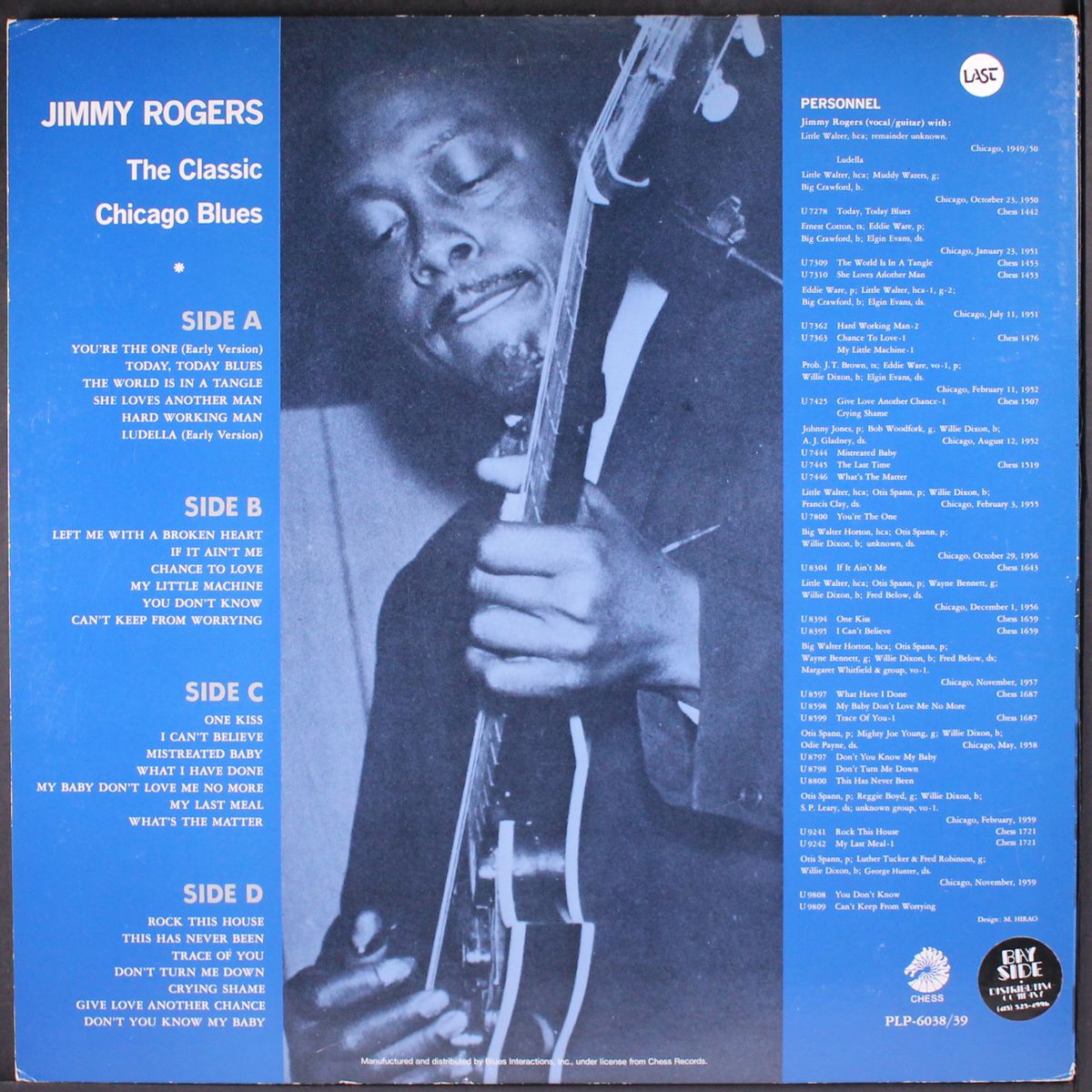 the classic chicago blues by JIMMY ROGERS
