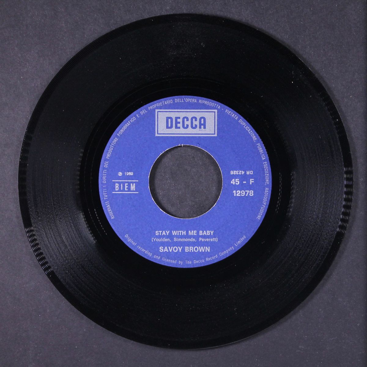 i'm tired / stay with me baby by SAVOY BROWN