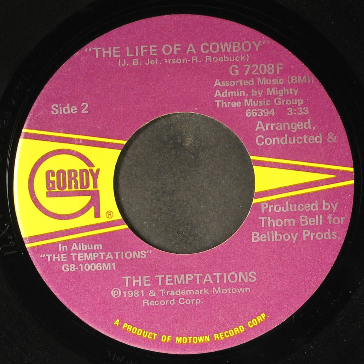 aiming at your heart / the life of a cowboy by TEMPTATIONS