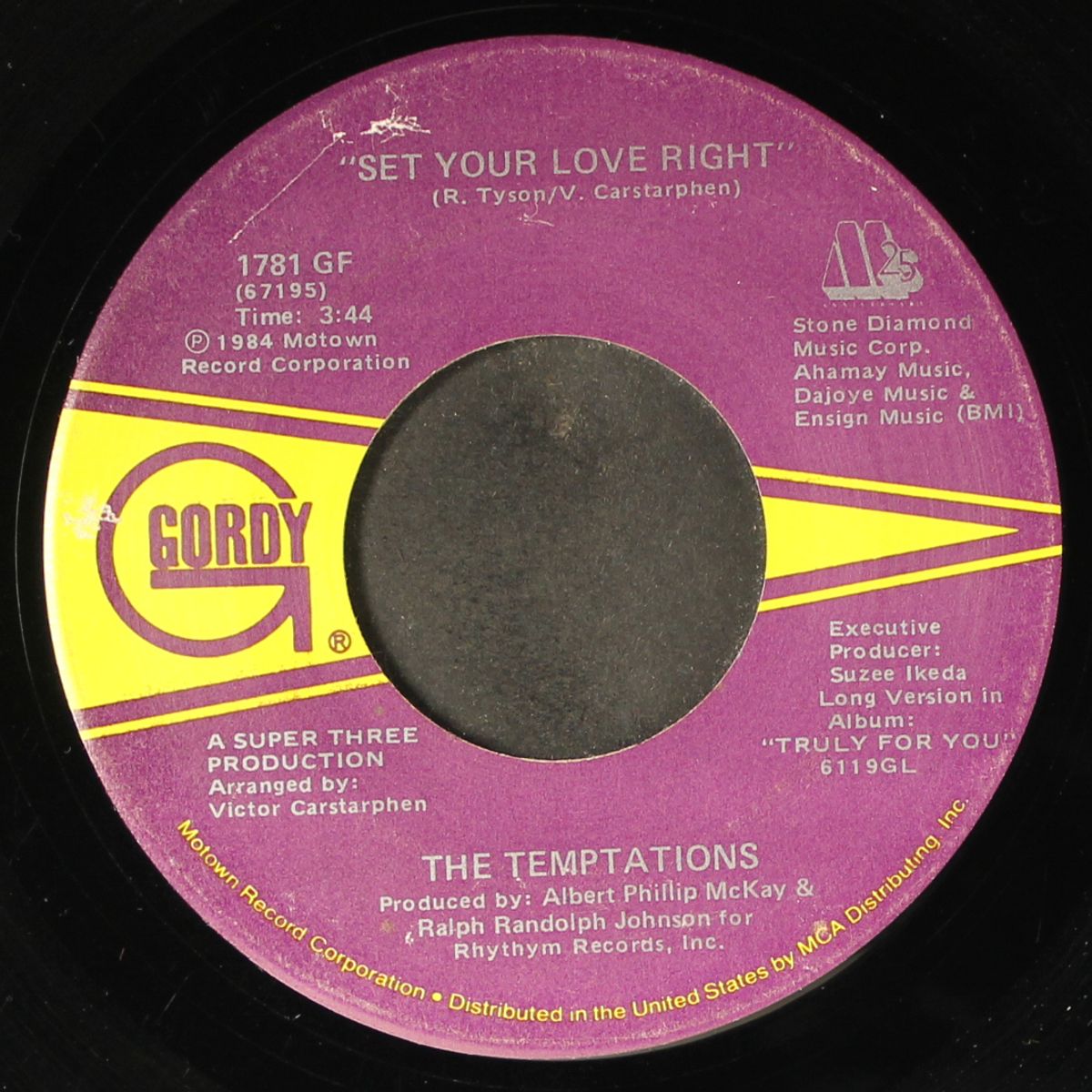 my love is true / set your love right by TEMPTATIONS