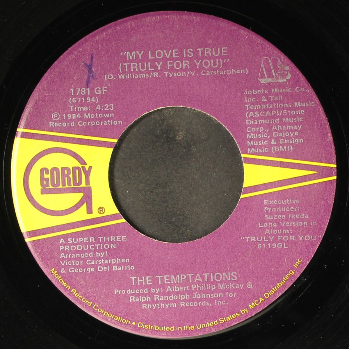 my love is true / set your love right by TEMPTATIONS
