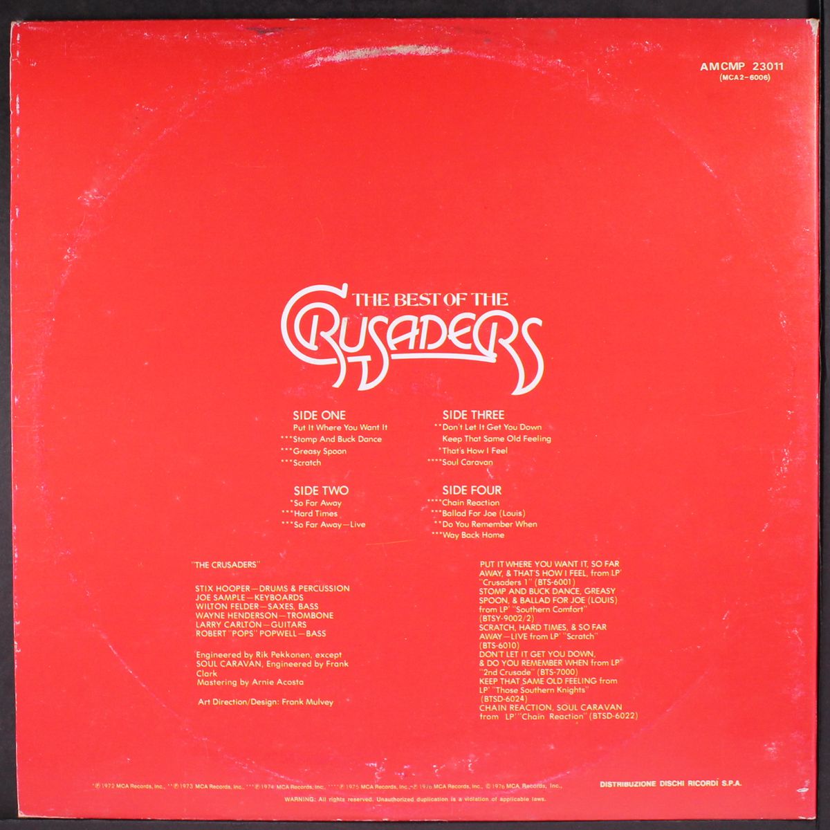 the best of by CRUSADERS