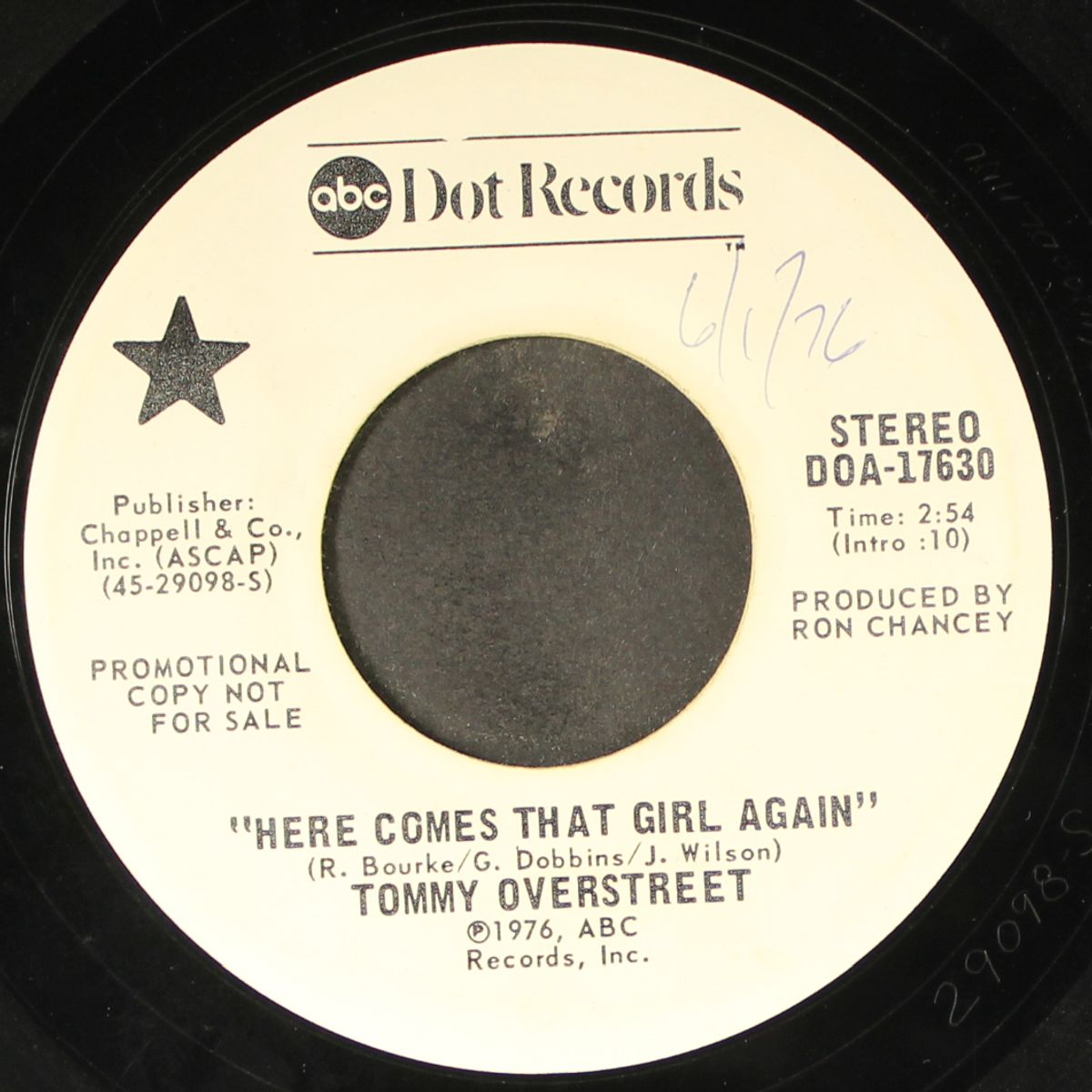 here comes that girl again / same by TOMMY OVERSTREET