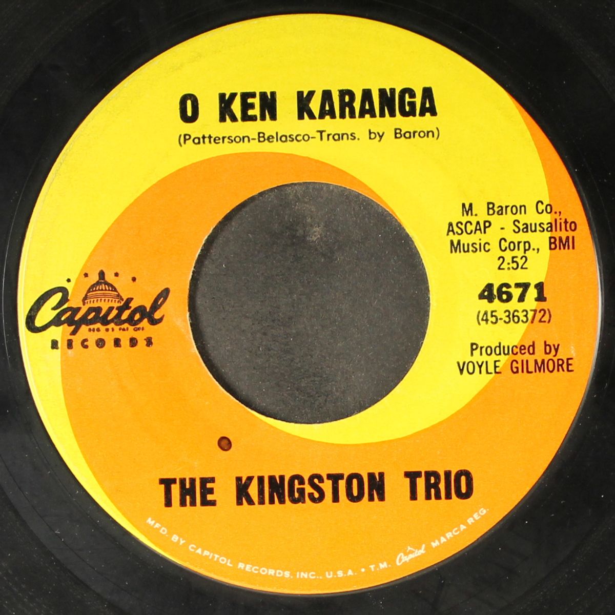 where have all the flowers gone / o ken karanga by KINGSTON TRIO