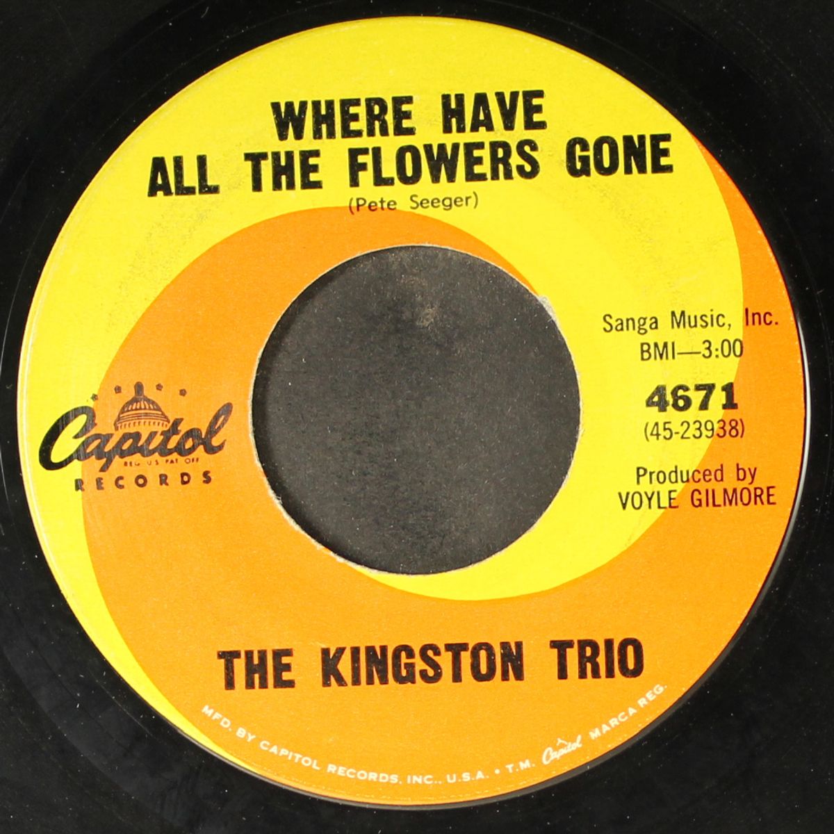 where have all the flowers gone / o ken karanga by KINGSTON TRIO