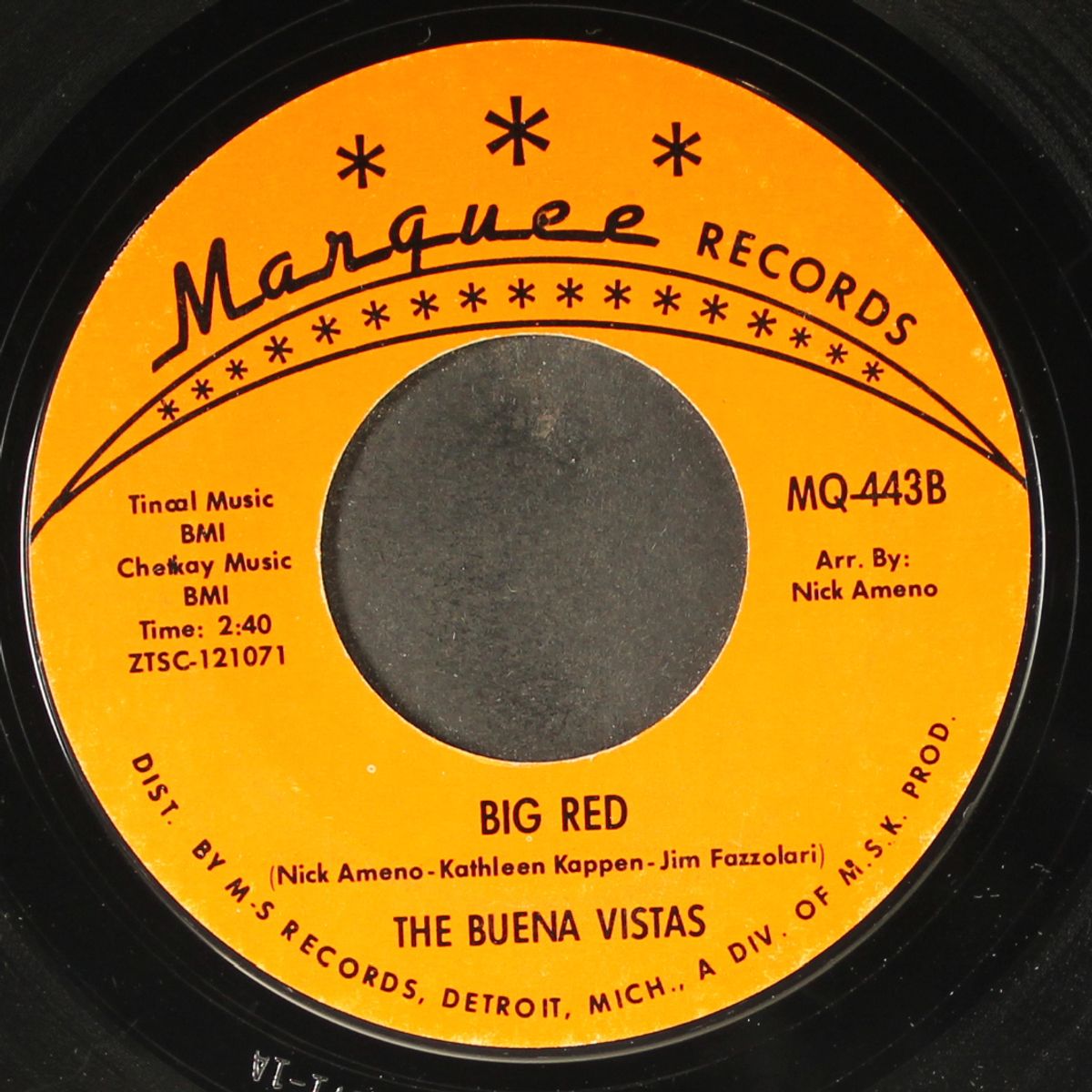 here come da judge / big red by BUENA VISTAS