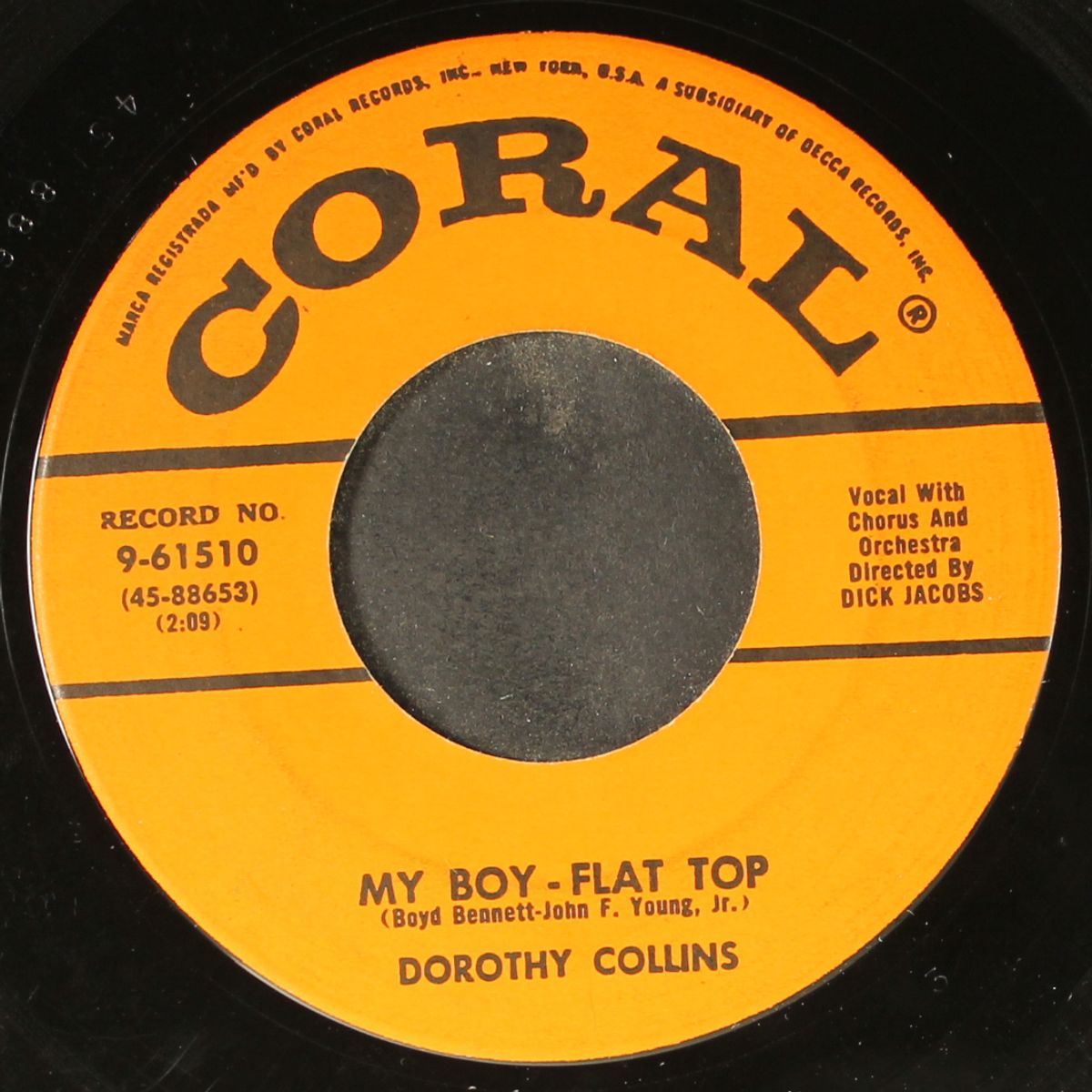 my boy- flat top / in love by DOROTHY COLLINS