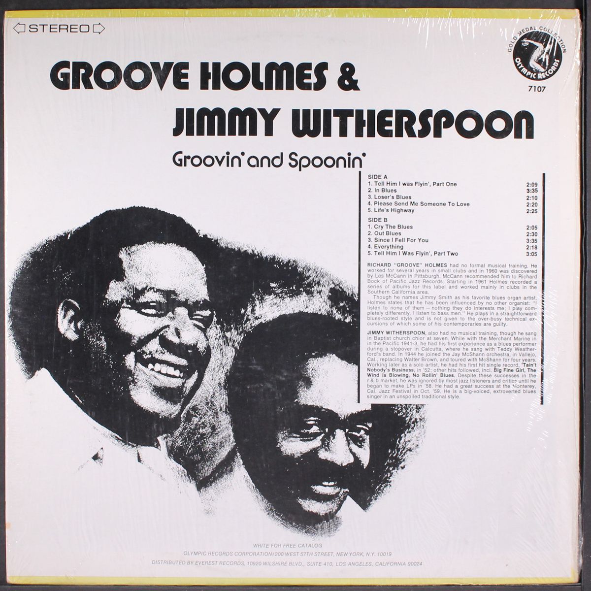 groovin' and spoonin' by GROOVE HOLMES & JIMMY WITHERSPOON