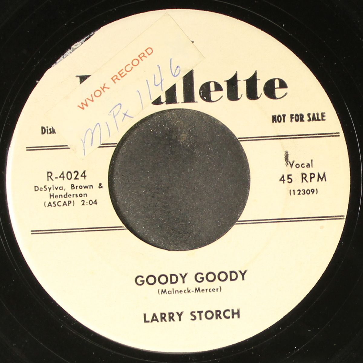 around the world / goody goody by LARRY STORCH