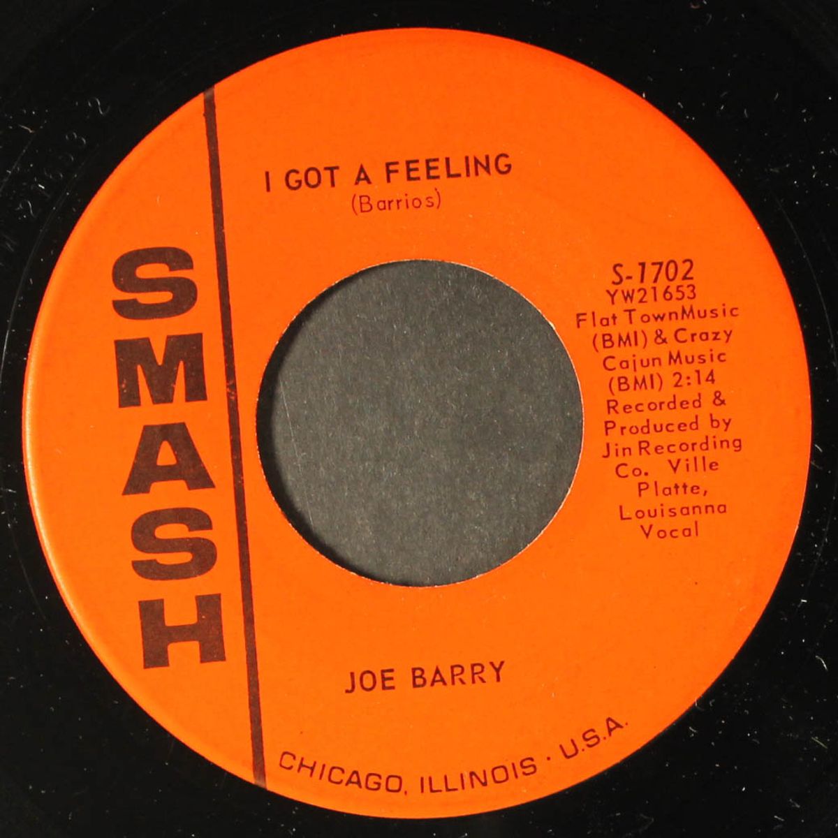i'm a fool to care / i got a feeling by JOE BARRY