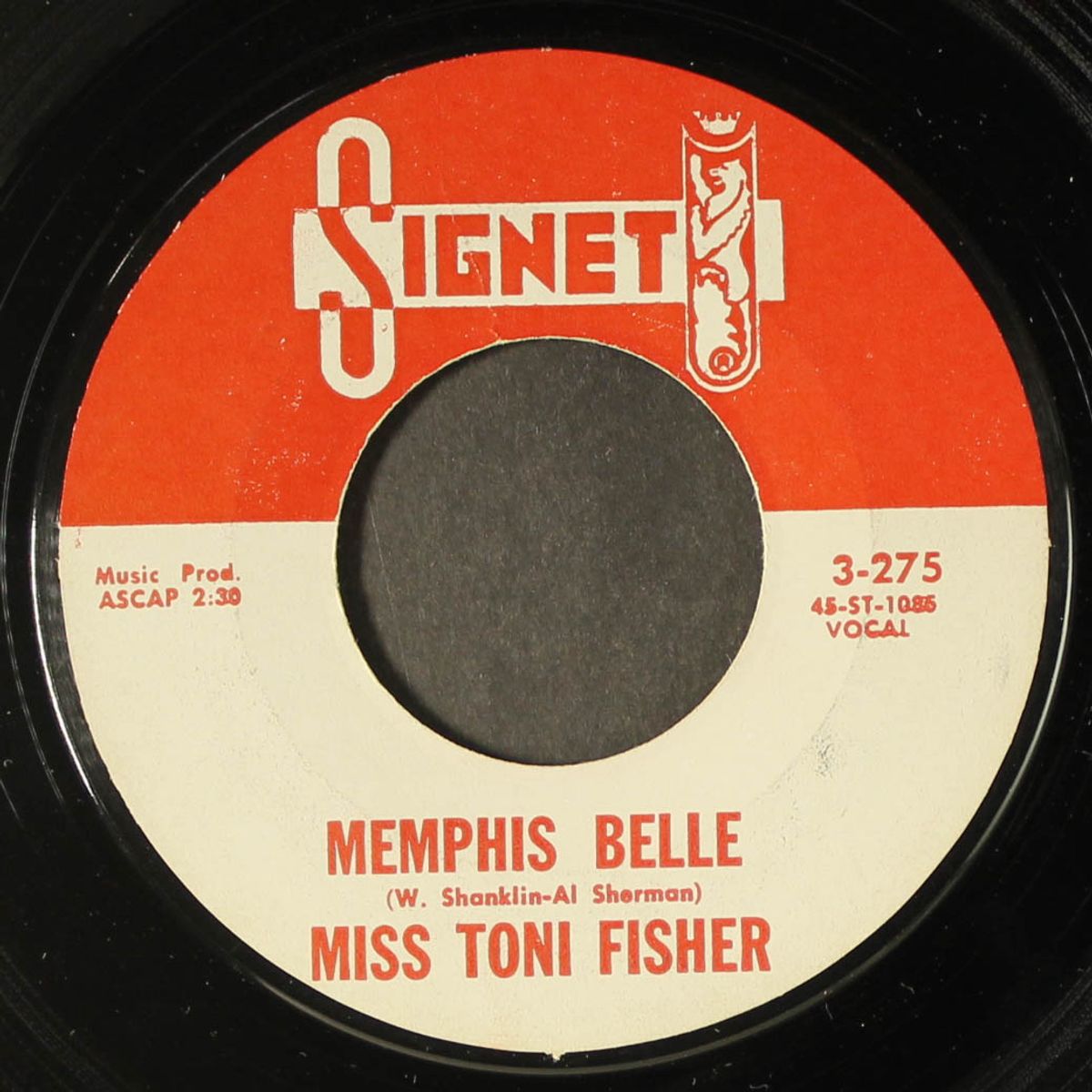 the big hurt / memphis belle by MISS TONI FISHER