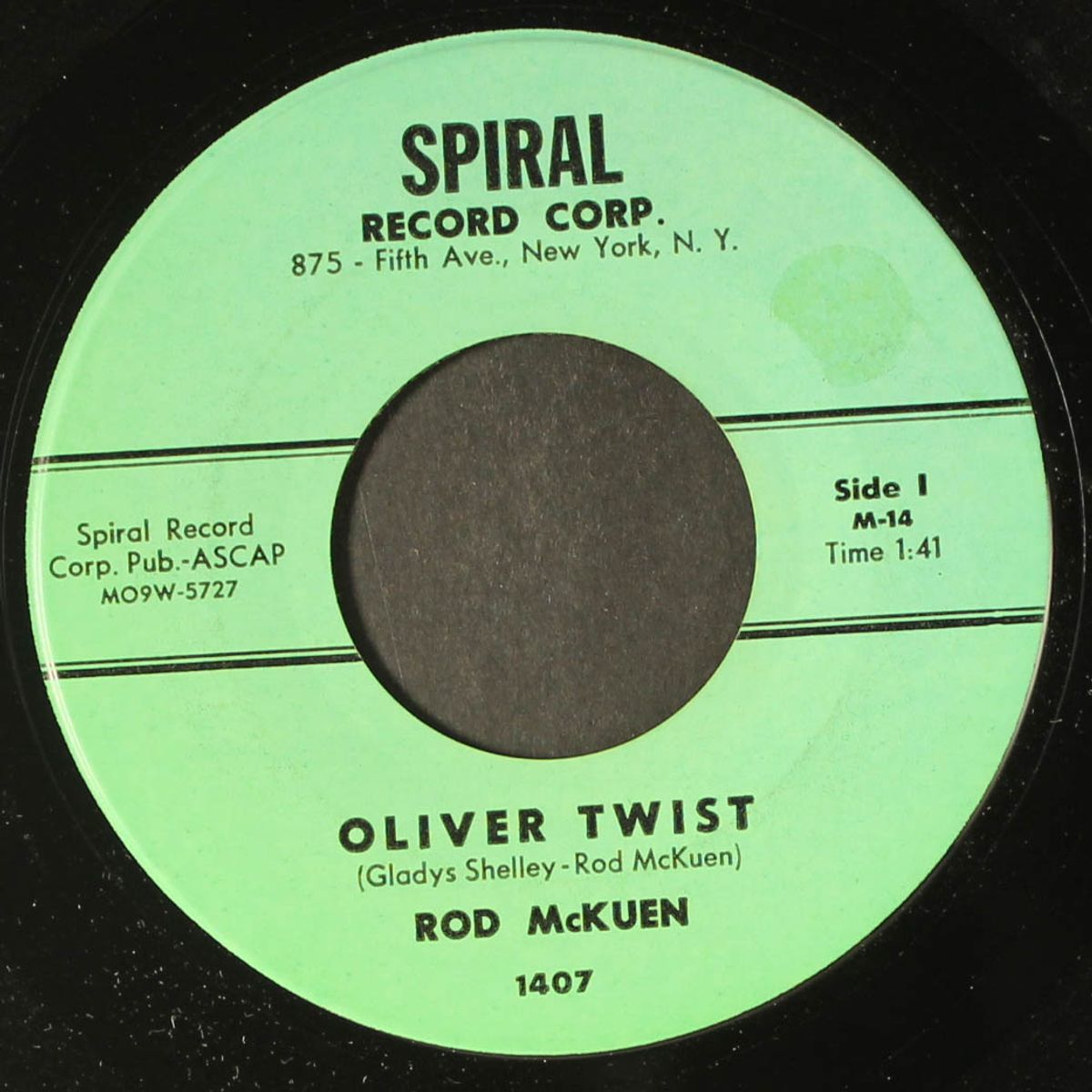 oliver twist / celebrity twist by ROD MCKUEN