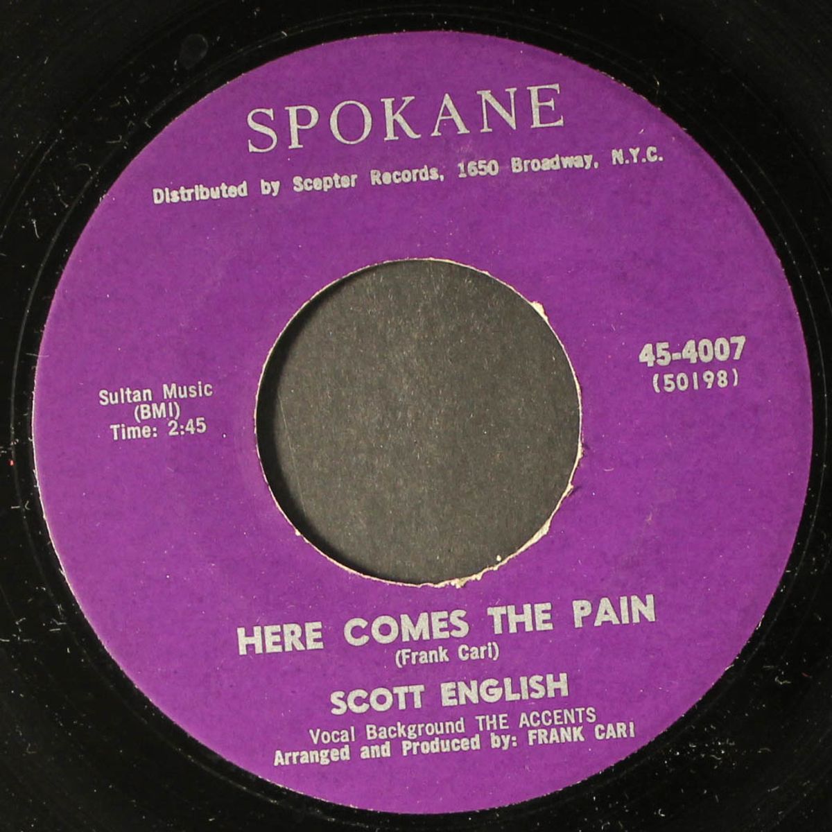 here comes the pain / all i want is you by SCOTT ENGLISH