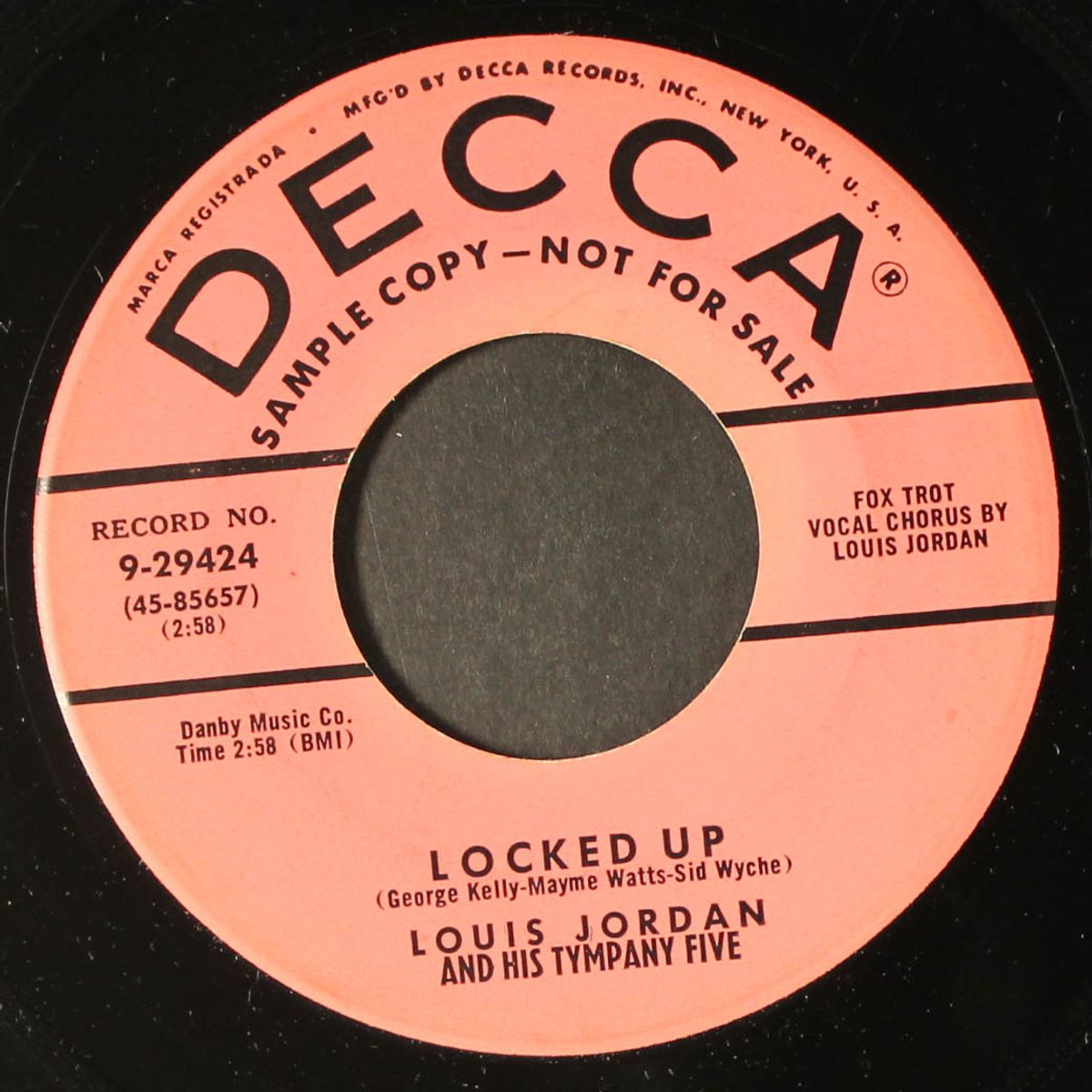 locked up / perdido by LOUIS JORDAN