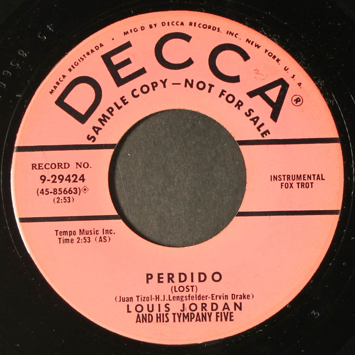 locked up / perdido by LOUIS JORDAN